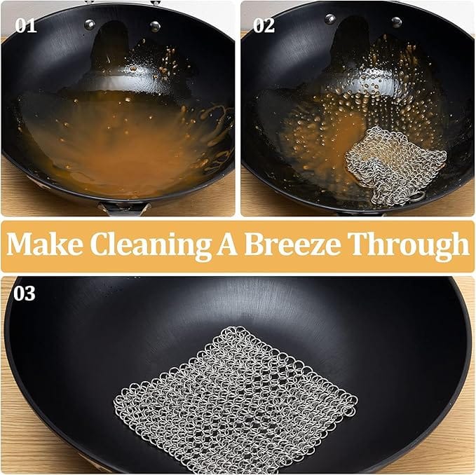 cast iron beginner cleaning tools
