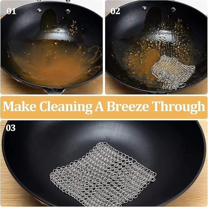 cast iron beginner cleaning tools